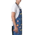 thumbnail image 3 of Lsque French Bulldog Dog In Beret Waterproof Apron Chef Aprons for Men Heavy Duty Chemical Work Apron Extra Long Grilling Aprons with Adjustable Bib Apron, 3 of 9