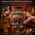 thumbnail image 2 of 250 Anniversary Whiskey Glass, America 250th Anniversary "We The People" Heritage Whiskey Bottle, Declaration of Independence Printed Glasses for Liquor Scotch Bourbon or Wine, 2 of 9