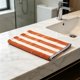 thumbnail image 4 of Striped Cottons Bath Towel Soft Absorbent Terrys Cloth Hand Towel For Bathroom Home Gym Use, 4 of 6