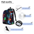 thumbnail image 3 of Goofa The Nightmare Before Christmas Pattern Durable Canvas Daypack - High-Quality Vintage Backpack, Compact & Versatile for Travel and Everyday Use-Small, 3 of 5