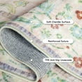 thumbnail image 5 of Ultrug Vintage Floral Rugs Soft Boho Area Rug Indoor Carpet for Living Room Bedroom Home Decor,4'x6',Light Pink, 5 of 7