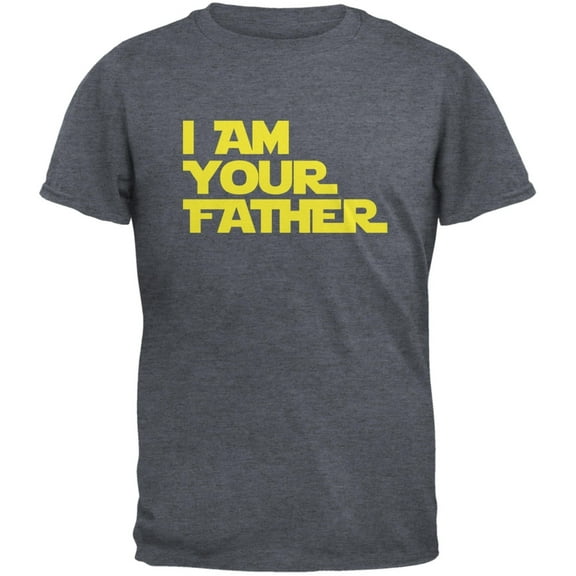 Fathers Day - I Am Your Father Dark Heather Adult T-Shirt - 2X-Large