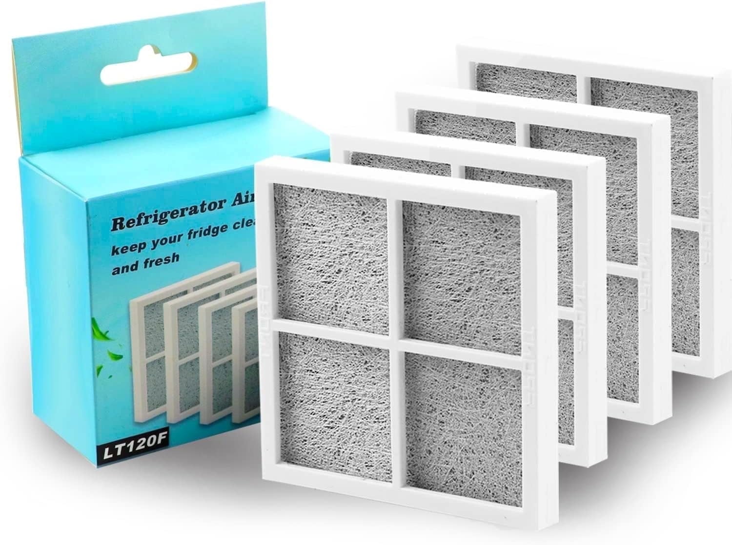 3-Pack LT120F Refrigerator Air Filter Replacement For LG & Kenmore Elite Fridges - Replaces 469918, ADQ73214402
