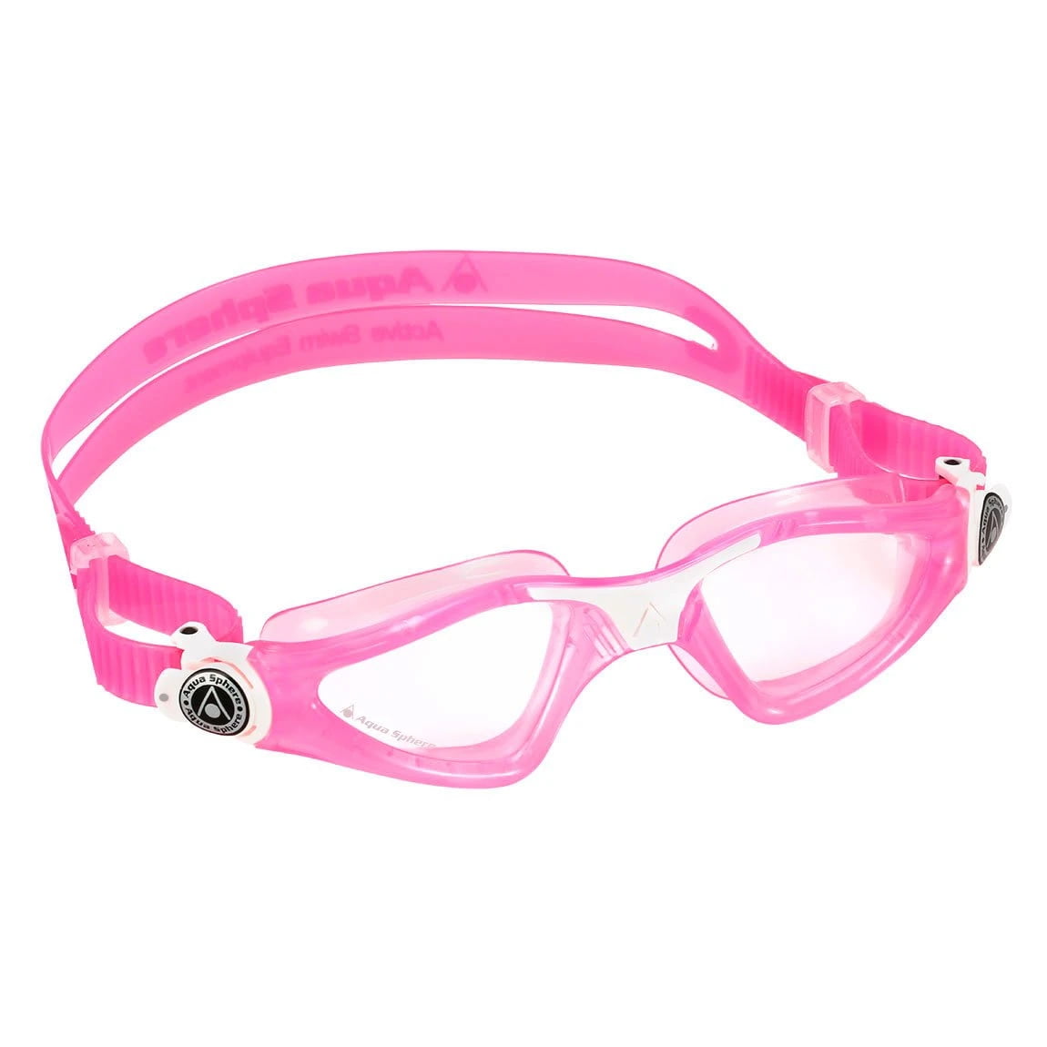 Aqua Sphere 175510 Moby Kid Swimming Goggles Pink/white/clear Lens for sale online 