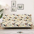 thumbnail image 3 of Yuyamidu Rooster Armless Futon Cover Waterproof Futon Covers Slipcover with Elastic Edge Soft Rv Jackknife Sofa Covers Decorative Furniture Protector for Living Room, 3 of 8