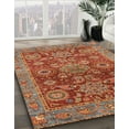 thumbnail image 2 of Ahgly Company Indoor Rectangle Abstract Orange Brown Abstract Area Rugs, 3' x 5', 2 of 6