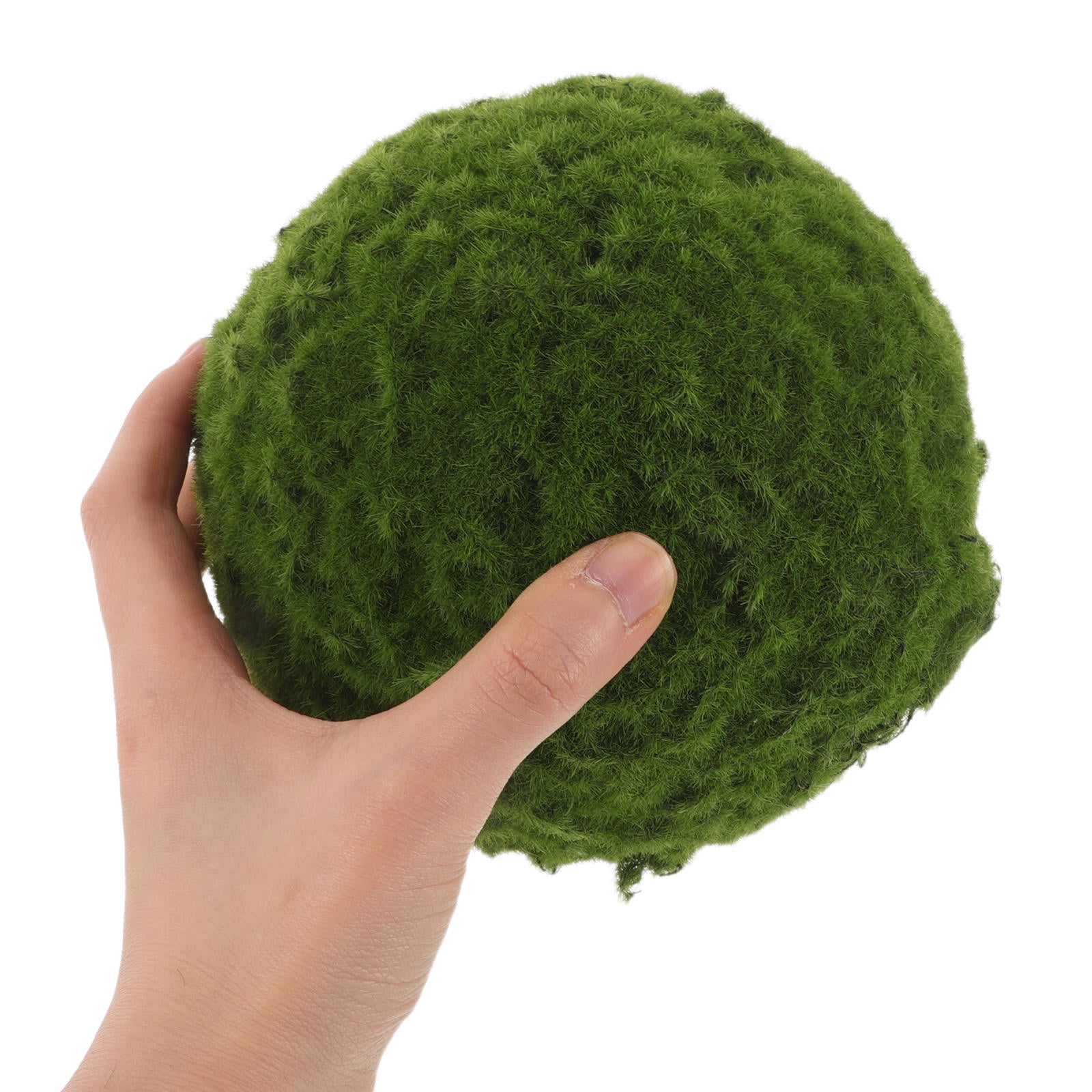 Worgeous Faux Green Moss Ball for Home Decor DIY Holiday Display Realistic Artificial Moss Plant for Party Wedding Vase Filler Foam Grass Ball for Decoration