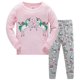 thumbnail image 1 of Pijamas de animales Grils para bebés, ropa de dormir de manga corta, 100% algodón, para niños de 3 a 8 años, 1 of 4