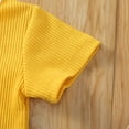 thumbnail image 4 of Seyurigaoka Seyurigaoka Infant Baby Clothes Short Sleeve Tops T-shirt and Shorts Pants Ribbed Outfits, 4 of 6