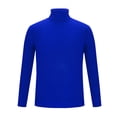 thumbnail image 5 of Yiliang Turtleneck Sweaters for Men Fall and Winter Long Sleeve Warm and Thermal Top Clothes ,Blue,2XL, 5 of 6