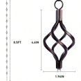 thumbnail image 2 of Rain Chain Bird Cage Set 8.5Ft Not Rust Wrought Iron Rain Chains for Gutters with Adapter Gotta Drain and Sturdy Anchoring Stake 13 Cups 1 Hook Adjustable Length for Garden Decorative Coffee, 2 of 8