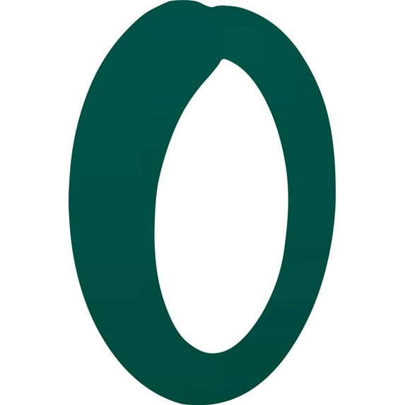 Acrylic Letter O Blank, 2'' Tall Frosted Teal Acrylic Sign Letter, Choose Your Color, Invitation