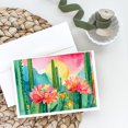 thumbnail image 2 of Arizona Saguaro Cactus Blossom in Watercolor Greeting Cards and Envelopes Pack of 8 7 in x 5 in, 2 of 3