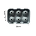 thumbnail image 2 of Ice Cube Molde Para Hacer Cubitos De Hielo-6 Bolas Morandi Azul MFZFUKR CPB-US-CJZ180-4, 2 of 5