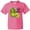 Neon Pink, variant on Inktastic I love my Mom with Baby and Mommy Triceratops Youth T-Shirt