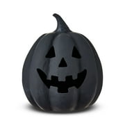 Paper Mache Pumpkin Black Tabletop Decor, 8" Height, Fall by Way To Celebrate