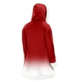 thumbnail image 4 of lnmuld Boys Winter Jacket Festive Holiday Hooded Cape for Boys Featuring Soft Gradient Trim and Cozy for Winter Adventures and Seasonal Celebrations Size:2-3 Years, 4 of 8