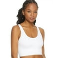 thumbnail image 2 of Maidenform WHITE Pure Comfort Feel Good Seamless Crop Tank Bra, Large, NWOT, 2 of 4
