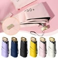 thumbnail image 3 of Senza Fretta Mini Flat Compact Ladies Folding Umbrella Pocket Sunshade Umbrella M2L8, 3 of 7