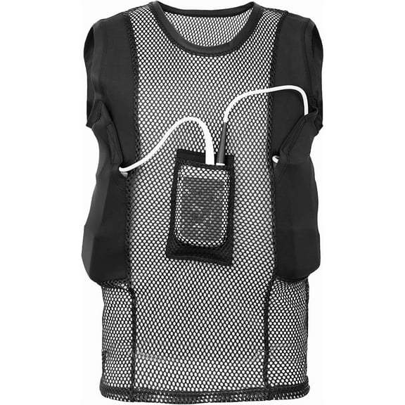 Mens Mesh Tank Top for HeartMate 2 & 3 Breathable Tank Top with Battery Controller Pockets, Ultra-Light Mesh Fabric