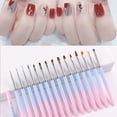 thumbnail image 4 of Guardoinrt Nail Art Pen Handle Smooth Nails Brushes Multifunctional Practical Lightweight Manicure Tools Woman Gift Friend DIY 8mm Type 2, 4 of 6