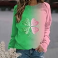 thumbnail image 1 of Amzcrzy Chandails pour Femmes Chandails à Manches Longues pour Femmes Chandail Imprimé à Col Rond à Manches Longues pour Femme Chandail de la Saint-Patrick pour Femme Chandails pour Femmes Chandails et Chandails à Capuchon pour Femmes TG, 1 of 4