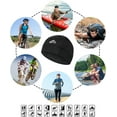 thumbnail image 7 of TAGVO 6 Packs Moisture Wicking Skull Cap Beanie Hat, Summer UV Protection Elastic Running hat Helmet Liner Under Helmet Hats Headwear, Running Hiking Motorcycle Cycling Sports Hat, Black, 7 of 7