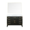 thumbnail image 2 of Laurel 48 in W Black Oak Single Bath Vanity, Carrara Marble Top, and 46 in Mirror, 2 of 3