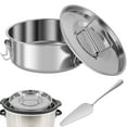 thumbnail image 4 of Ihvewuo 7.5inch Flan Mold for Fast Pot 6QT to 8QT 304 Stainless Steel Flan Pan Mold with Lid Handle 1.5QT Round Flan Baking Pan, 4 of 10