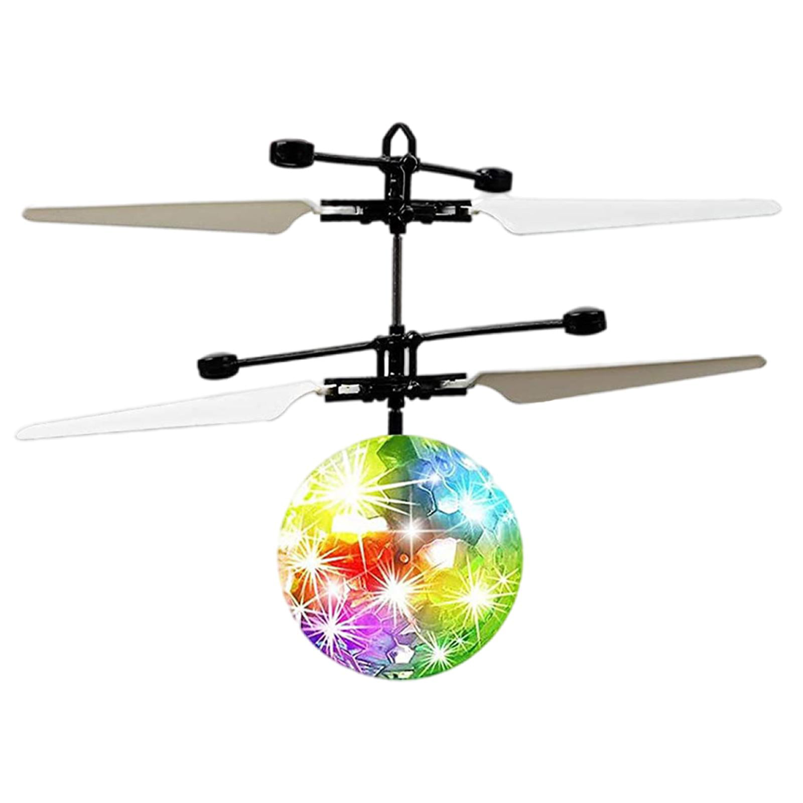 Flying Ball Flashing RC Helicopter LED Toys Boys Girls Kids Gifts Sensor 