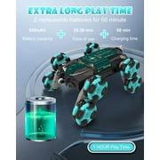 FLYNOVA Gesture Sensing Rc Car Toys for Boy Age 8-13,2.4Ghz 8Wd Remote Control Car,Racing Drift Double-Sided Stunt Car,Christmas Birthday Coolest Gift Black