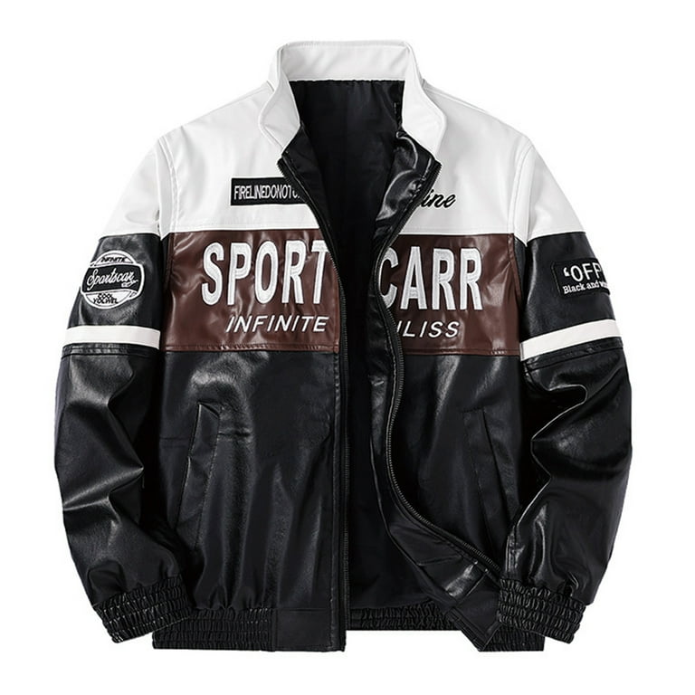 Denim Varsity Racer Jacket Vintage NWT Ultra Club Collection