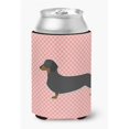 thumbnail image 1 of Dachshund Checkerboard Pink Can or Bottle Hugger, 1 of 1