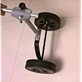 Universal String Line Trimmer Wheels attachment for Gas & Electric Metal Adjustable 360