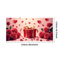 thumbnail image 3 of Heart Balloons Backdrop Background Wall Banner Valentines Day Party Decorations Romantic Celebration Event Decor Wedding Photography Prop, 3 of 4