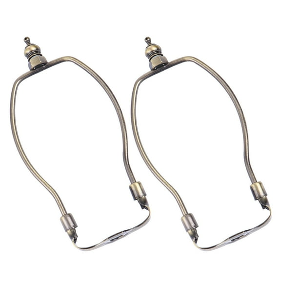 2 Pcs Lamp Repair Parts Shade Harp Holder Light Bulb Lampshade