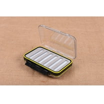 HORIALENCE 1Pack Portable Fishing Tackle Boxes Double Locking System Waterproof Storage For And Baits