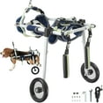thumbnail image 3 of KFFKFF Pet Mobility Aid with Dual Wheels, Lightweight & Customizable Dog Support Cart, Assists in Recovery, Suitable for Impaired, Handicapped, Paralyzed, Hind Limb Fragile Pets (XS), 3 of 9