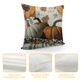 thumbnail image 4 of Fenyluxe Pumpkins Outdoor Decorative Pillow Covers for Couch Bed Sofa Thanksgiving Aesthetic Autumn Pillow Case 1PC 20x20in, 4 of 5