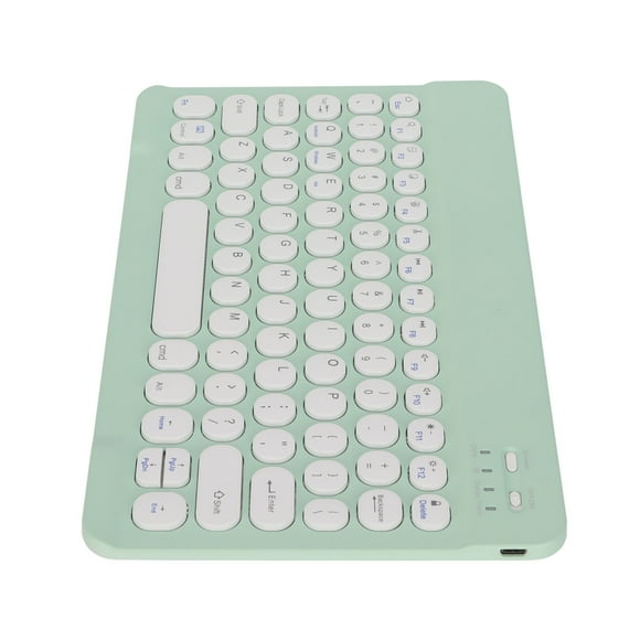Computer Keyboards, Screen Lock Function Long Service Life Computer Keyboards Wireless Stable Connection  for Tablet for Laptop Yellow,Blue,Pink,Green