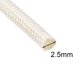 thumbnail image 3 of Uxcell 33Ft-2.5mm Protector de cable de aislamiento de fibra de vidrio de alta temperatura Blanco, 3 of 5