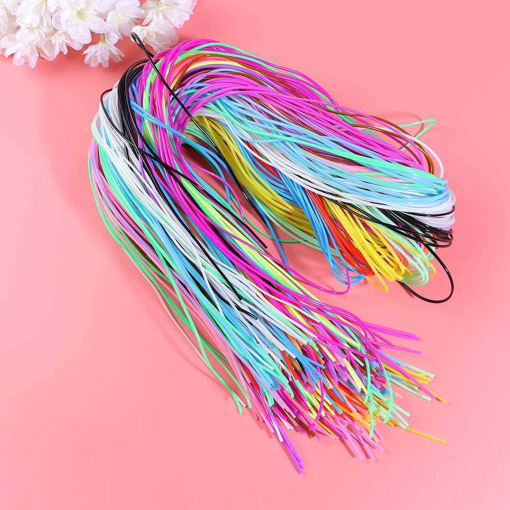 CRILSTYLEO 400pcs PVC Craft Cord Set for Bracelets, Keyrings, Jewelry Making, Projects Suitable for All Skill Levels