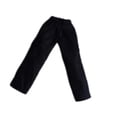 thumbnail image 4 of Figura de hombre a escala 1:12, pantalones casuales, mini ropa de hombre, muñeca de moda, pantalones cargo negro, 4 of 9