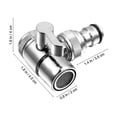 thumbnail image 5 of Divisor de grifo para manguera de lavavajillas portátil, adaptador de fregadero, desviador de grifo de lavadora, conector de grifo, 5 of 5