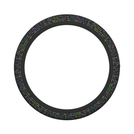 XMXY Car Steering Wheel Cover, Colorful Cartoon Cats Paw Non-Slip Jeep Truck Universal Elastic Steering Wheel Protector 15 inch