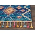 thumbnail image 4 of Nourison Moroccan Casbah Tribal Navy 2'2" x 6' Area Rug, (2x6), 4 of 7