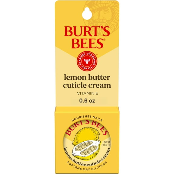 Burt's Bees 100% Natural Origin Lemon Butter Cuticle Cream, 0.6 oz