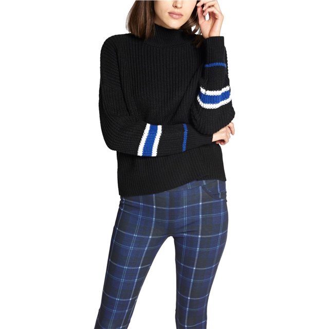 Suéter acanalado para mujer negro extragrande Sanctuary Clothing