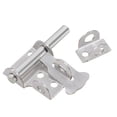 thumbnail image 3 of Thicken Door Lock Stainless Steel Bolt Latch Padlock Clasp Set Drawer Cupboard, 3 of 5