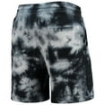 thumbnail image 3 of Men's New Era Black Atlanta Hawks Fleece Tie-Dye Shorts, 3 of 3
